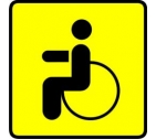 Мини-наклейка для инвалидов